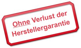 Ohne Verlust der Herstellergarantie